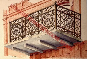 Балкон жилого дома. ул. Сосновская, 6 copy